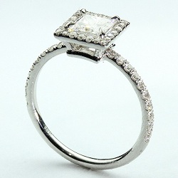 Princess Cut Halo