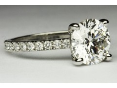Kobe Mark 2 MM Pave Eternity Engagement Ring