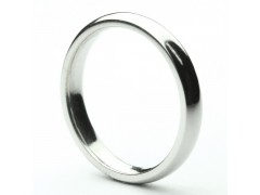 Classical 3mm Half Rounded Wedding Band
