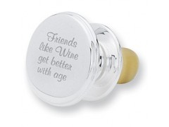 Friends Like Wine Get Better with Age Wine Stopper