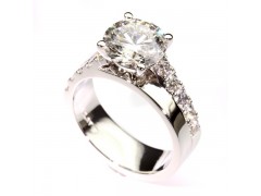 Platinum Diamond Custom Engagement Ring